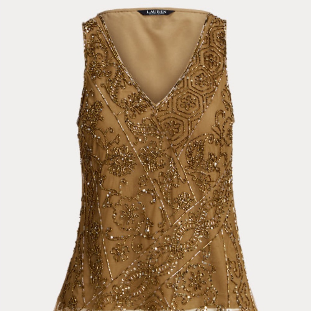 Ralph lauren beaded top